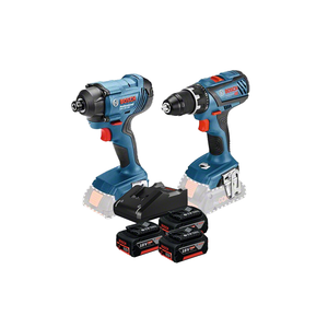 PACK 2 OUTILS 18V GSR/GDR + 2 BAT. 5AH + CHARGEUR 0615990N2W BOSCH